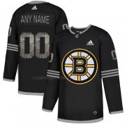 Camiseta Hockey Boston Bruins Personalizada Black Shadow Negro