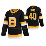 Camiseta Hockey Boston Bruins Tuukka Rask Alterno Autentico Pro Negro