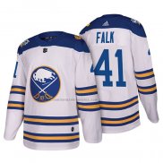 Camiseta Hockey Buffalo Sabres Justin Falk Autentico 2018 Winter Classic Blanco