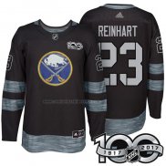 Camiseta Hockey Buffalo Sabres Sam Reinhart 1917-2017 100th Aniversario Negro