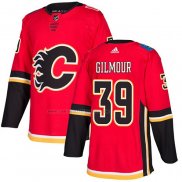 Camiseta Hockey Calgary Flames Gilmour Primera Autentico Rojo