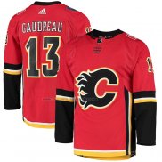 Camiseta Hockey Calgary Flames Johnny Gaudreau Alterno Autentico 2020-21 Rojo