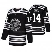 Camiseta Hockey Chicago Blackhawks Chris Kunitz 2019 Winter Classic Negro