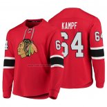 Camiseta Hockey Chicago Blackhawks David Kampf Rojo