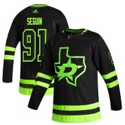 Camiseta Hockey Dallas Stars Tyler Seguin Alterno Autentico 2020-21 Negro