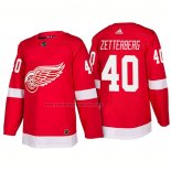 Camiseta Hockey Detroit Red Wings Henrik Zetterberg New Outfitted 2018 Rojo