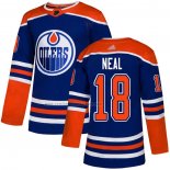 Camiseta Hockey Edmonton Oilers James Neal Alterno Autentico Azul