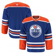 Camiseta Hockey Edmonton Oilers Primera Autentico Pro Azul