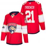 Camiseta Hockey Florida Panthers Vincent Trocheck Autentico Primera 2018 Rojo