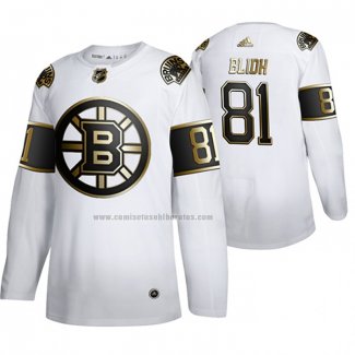 Camiseta Hockey Golden Edition Boston Bruins Anton Blidh Limited Blanco