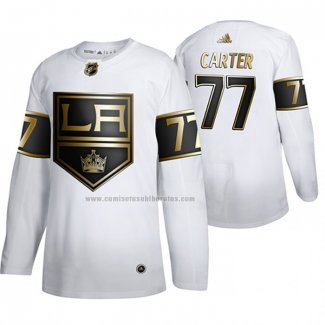 Camiseta Hockey Golden Edition Los Angeles Kings Jeff Carter Limited Blanco