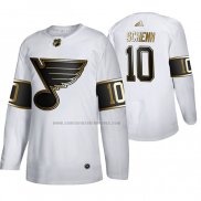 Camiseta Hockey Golden Edition St. Louis Blues Vince Dunn Autentico Blanco