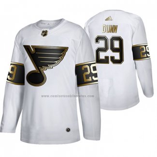 Camiseta Hockey Golden Edition St. Louis Blues Brayden Schenn Autentico Blanco