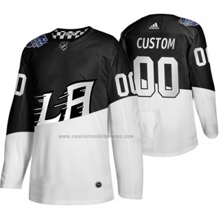 Camiseta Hockey Los Angeles Kings Personalizada 2020 Stadium Series Blanco Negro