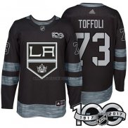 Camiseta Hockey Los Angeles Kings Tyler Toffoli 1917-2017 100th Aniversario Negro