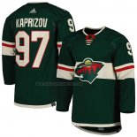 Camiseta Hockey Minnesota Wild Kirill Kaprizov Autentico Primera Verde