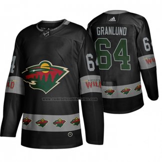 Camiseta Hockey Minnesota Wild Mikael Granlund Breakaway Negro