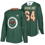 Camiseta Hockey Minnesota Wild Mikael Granlund New Season Practice Verde