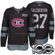 Camiseta Hockey Montreal Canadiens Alex Galchenyuk 1917-2017 100th Aniversario Negro