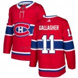 Camiseta Hockey Montreal Canadiens Brendan Gallagher Primera Autentico Rojo