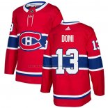 Camiseta Hockey Montreal Canadiens Max Domi Primera Autentico Rojo