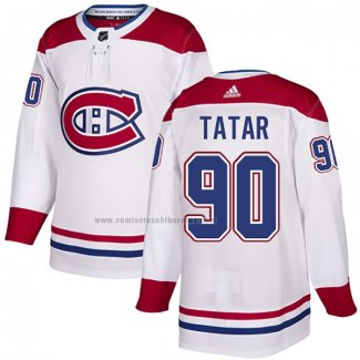 Camiseta Hockey Montreal Canadiens Tomas Tatar Road Autentico Blanco