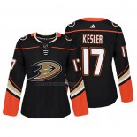 Camiseta Hockey Mujer Anaheim Ducks Ryan Kesler Autentico Jugador Negro