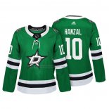 Camiseta Hockey Mujer Dallas Stars Martin Hanzal Autentico Jugador Verde