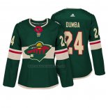 Camiseta Hockey Mujer Minnesota Wild Matt Dumba Autentico Jugador Verde