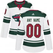 Camiseta Hockey Mujer Minnesota Wild Personalizada Segunda Blanco