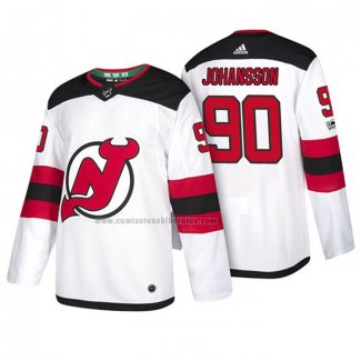 Camiseta Hockey New Jersey Devils Marcus Johansson 2018 Blanco