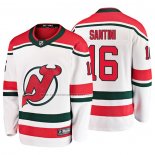 Camiseta Hockey New Jersey Devils Steven Santini Alterno Breakaway Blanco