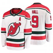 Camiseta Hockey New Jersey Devils Taylor Hall Alterno Breakaway Blanco