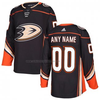 Camiseta Hockey Nino Anaheim Ducks Personalizada Primera Negro