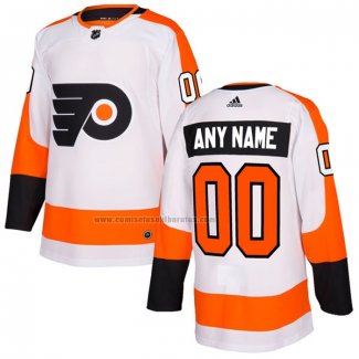 Camiseta Hockey Nino Philadelphia Flyers Personalizada Segunda Blanco