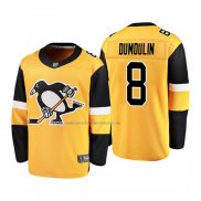 Camiseta Hockey Nino Pittsburgh Penguins Brian Dumoulin Alterno Breakaway Amarillo