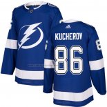 Camiseta Hockey Nino Tampa Bay Lightning Nikita Kucherov Primera Autentico Azul