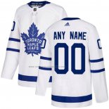 Camiseta Hockey Nino Toronto Maple Leafs Personalizada Segunda Blanco