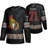 Camiseta Hockey Ottawa Senators Chris Tierney Breakaway Negro