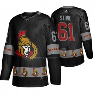 Camiseta Hockey Ottawa Senators Mark Stone Breakaway Negro