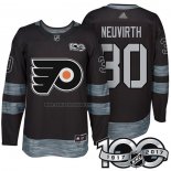 Camiseta Hockey Philadelphia Flyers Michal Neuvirth 1917-2017 100th Aniversario Negro