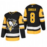 Camiseta Hockey Pittsburgh Penguins Brian Dumoulin Primera Autentico Jugador Negro