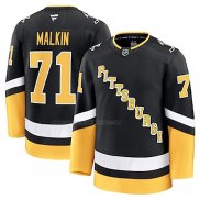 Camiseta Hockey Pittsburgh Penguins Evgeni Malkin Alterno Negro