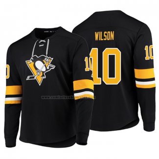 Camiseta Hockey Pittsburgh Penguins Garrett Wilson Platinum Negro