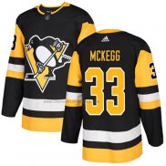 Camiseta Hockey Pittsburgh Penguins Greg Mckegg Primera Autentico Negro