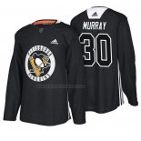 Camiseta Hockey Pittsburgh Penguins Matt Murray New Season Practice Negro