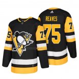 Camiseta Hockey Pittsburgh Penguins Ryan Reaves Autentico Primera 2018 Negro