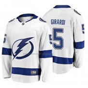 Camiseta Hockey Tampa Bay Lightning Dan Girardi 2019 Segunda Breakaway Blanco