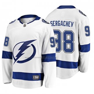 Camiseta Hockey Tampa Bay Lightning Mikhail Sergachev 2019 Segunda Breakaway Blanco