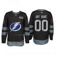 Camiseta Hockey Tampa Bay Lightning Personalizada Negro